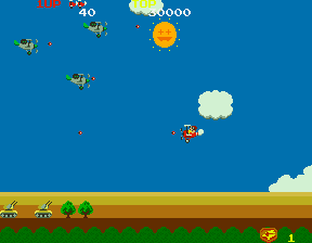 Sky Kid Deluxe (set 1) Screenshot 1